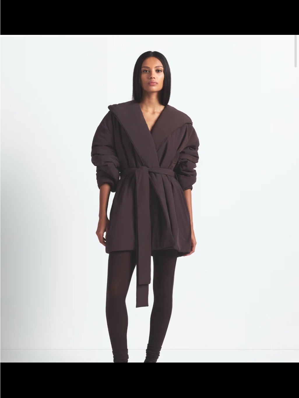 Nikeskims Woven Nylon Women's Wrap Coat